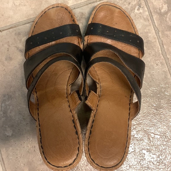 {Born} cork sandal wedge Size 7 - Picture 2 of 8